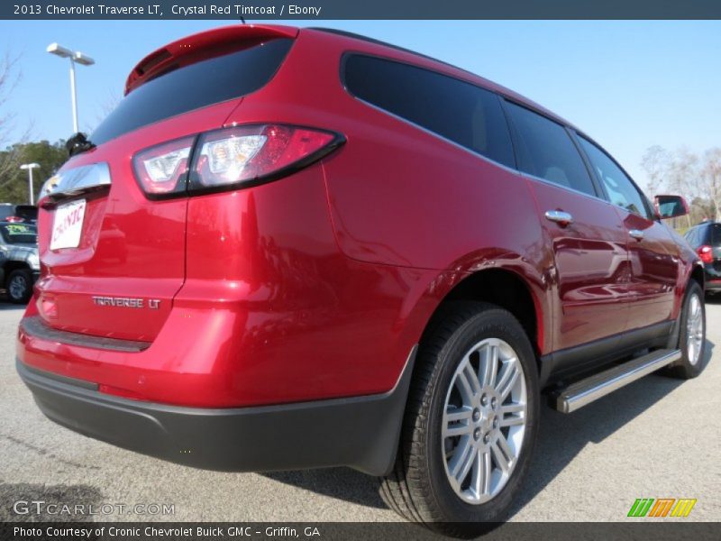 Crystal Red Tintcoat / Ebony 2013 Chevrolet Traverse LT