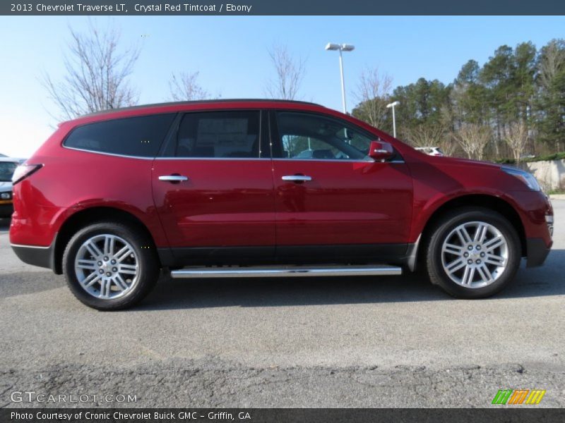 Crystal Red Tintcoat / Ebony 2013 Chevrolet Traverse LT