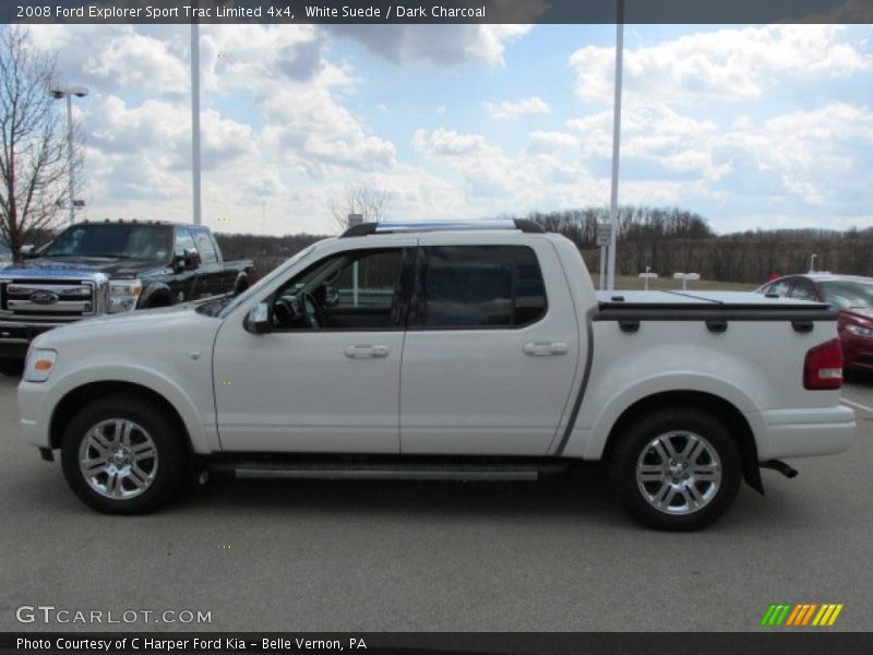 White Suede / Dark Charcoal 2008 Ford Explorer Sport Trac Limited 4x4