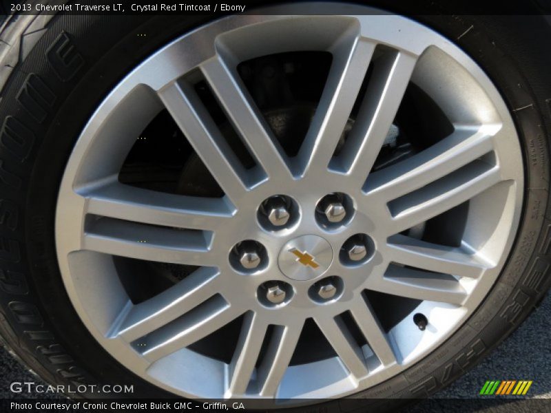 Crystal Red Tintcoat / Ebony 2013 Chevrolet Traverse LT