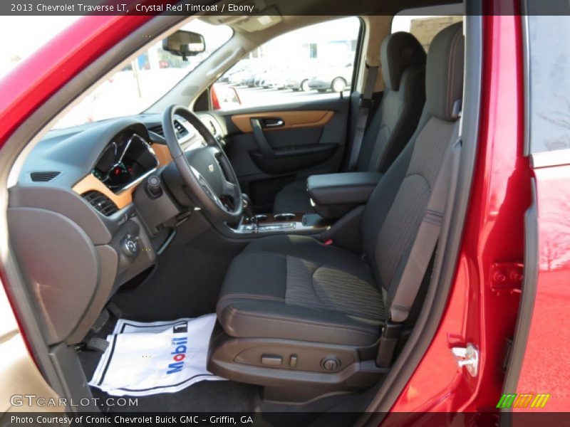 Crystal Red Tintcoat / Ebony 2013 Chevrolet Traverse LT
