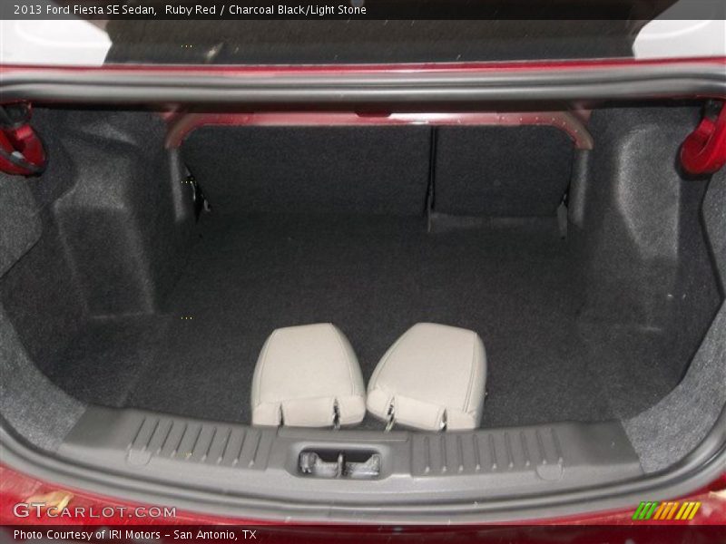 Ruby Red / Charcoal Black/Light Stone 2013 Ford Fiesta SE Sedan