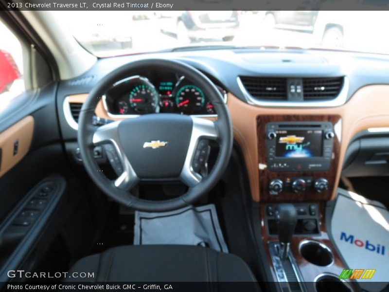 Crystal Red Tintcoat / Ebony 2013 Chevrolet Traverse LT