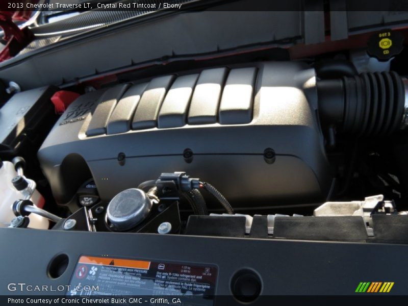 Crystal Red Tintcoat / Ebony 2013 Chevrolet Traverse LT