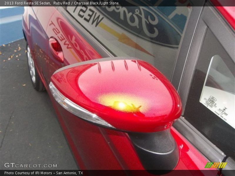 Ruby Red / Charcoal Black/Light Stone 2013 Ford Fiesta SE Sedan