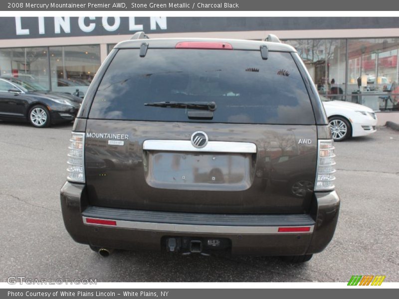 Stone Green Metallic / Charcoal Black 2008 Mercury Mountaineer Premier AWD