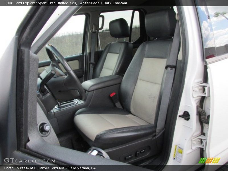 White Suede / Dark Charcoal 2008 Ford Explorer Sport Trac Limited 4x4