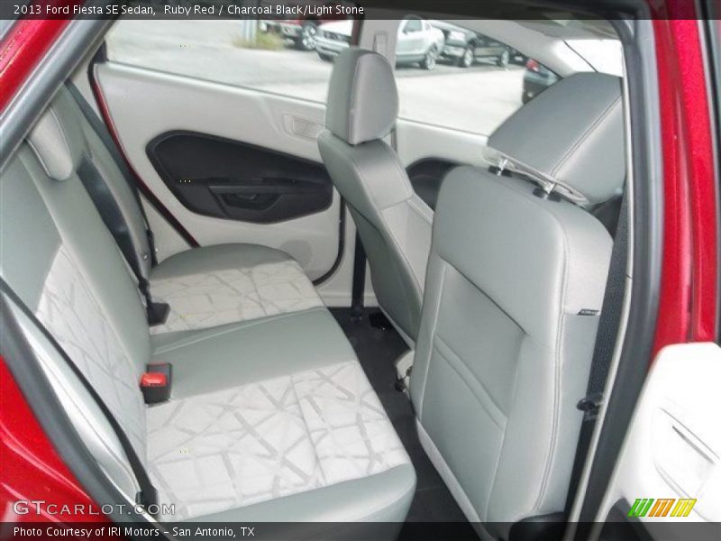 Ruby Red / Charcoal Black/Light Stone 2013 Ford Fiesta SE Sedan