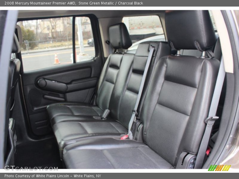 Stone Green Metallic / Charcoal Black 2008 Mercury Mountaineer Premier AWD