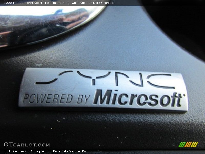 White Suede / Dark Charcoal 2008 Ford Explorer Sport Trac Limited 4x4