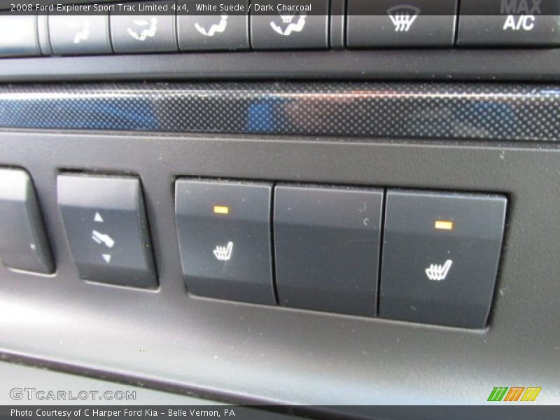 White Suede / Dark Charcoal 2008 Ford Explorer Sport Trac Limited 4x4