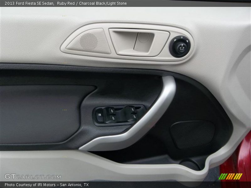 Ruby Red / Charcoal Black/Light Stone 2013 Ford Fiesta SE Sedan