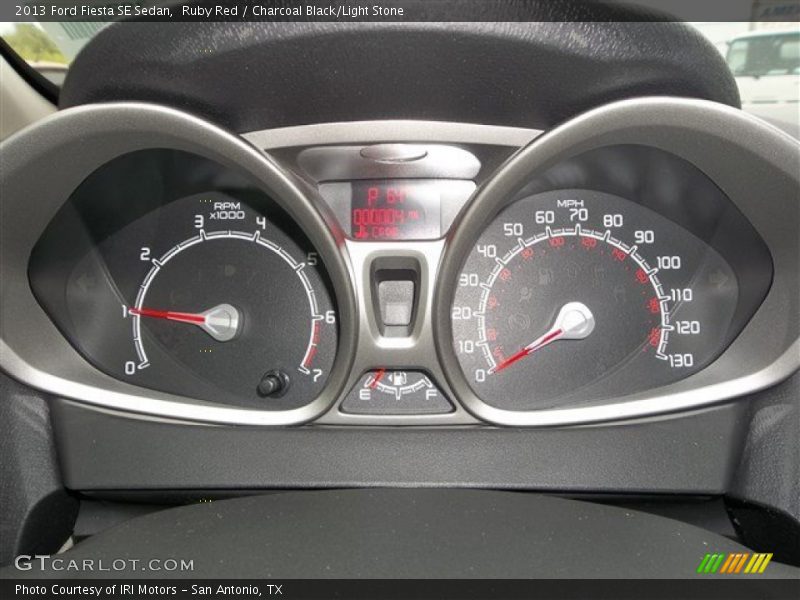 Ruby Red / Charcoal Black/Light Stone 2013 Ford Fiesta SE Sedan