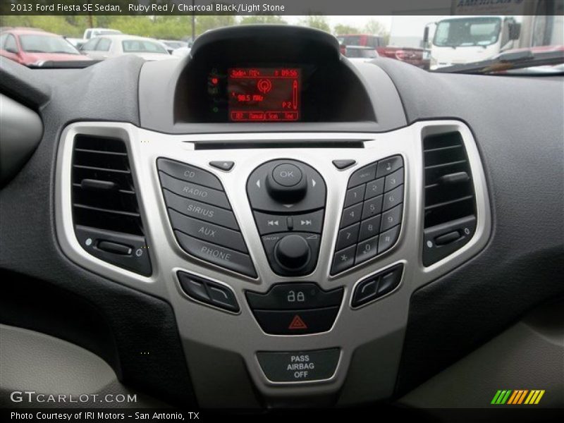 Ruby Red / Charcoal Black/Light Stone 2013 Ford Fiesta SE Sedan