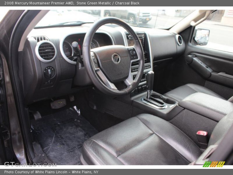 Stone Green Metallic / Charcoal Black 2008 Mercury Mountaineer Premier AWD
