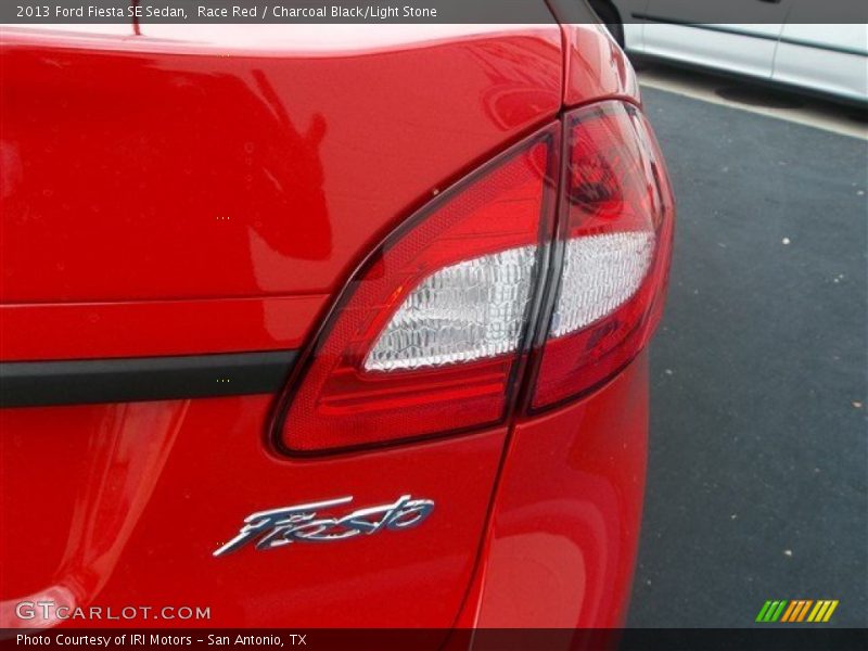 Race Red / Charcoal Black/Light Stone 2013 Ford Fiesta SE Sedan