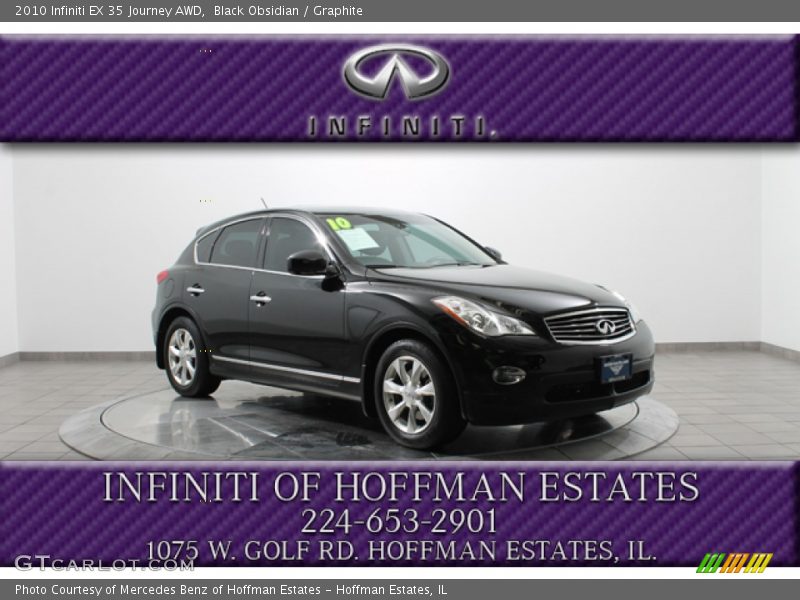 Black Obsidian / Graphite 2010 Infiniti EX 35 Journey AWD