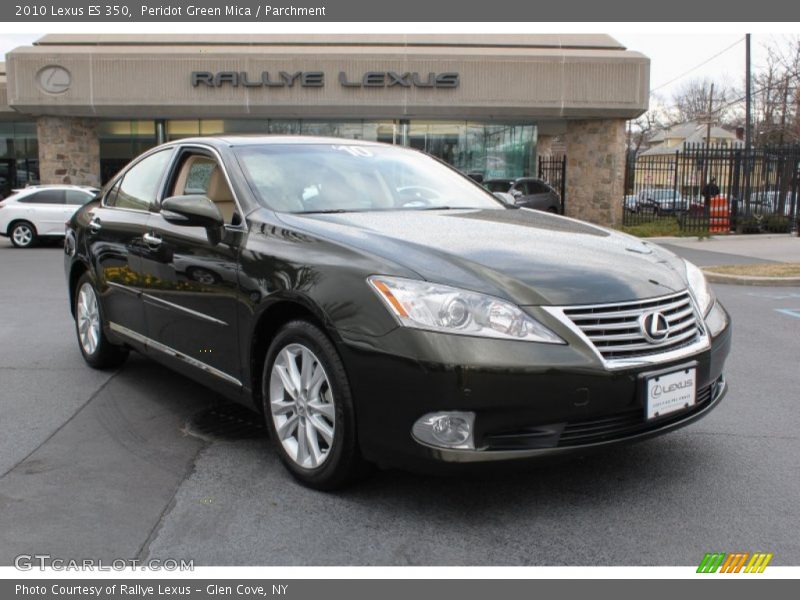 Peridot Green Mica / Parchment 2010 Lexus ES 350