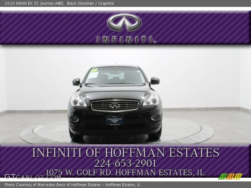 Black Obsidian / Graphite 2010 Infiniti EX 35 Journey AWD