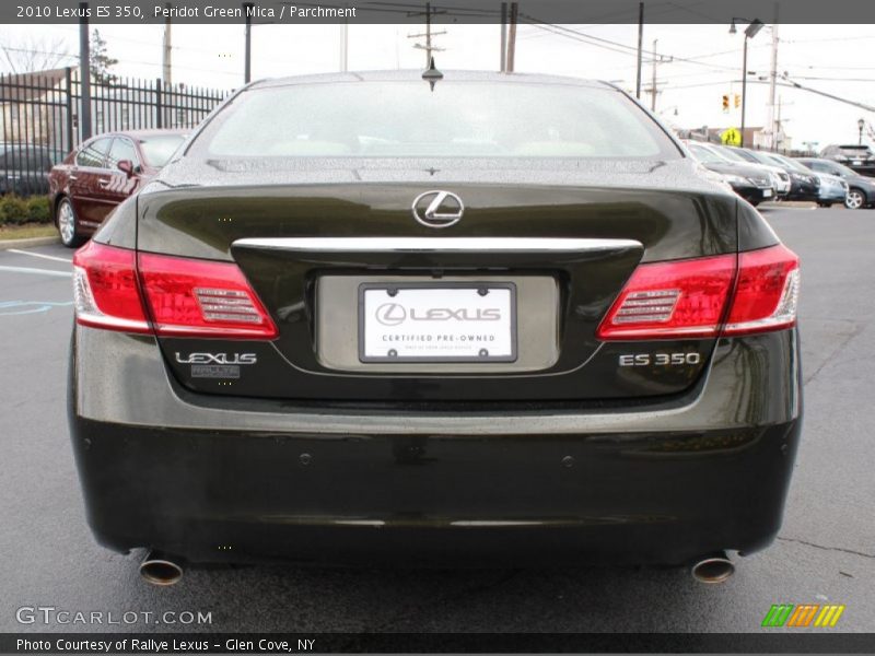 Peridot Green Mica / Parchment 2010 Lexus ES 350