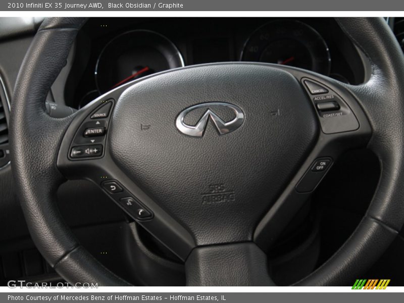 Black Obsidian / Graphite 2010 Infiniti EX 35 Journey AWD