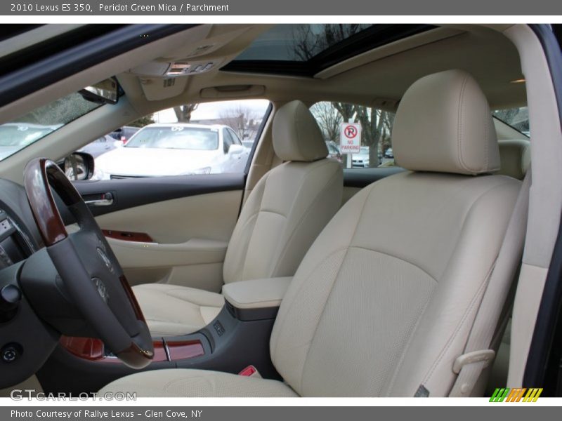 Peridot Green Mica / Parchment 2010 Lexus ES 350