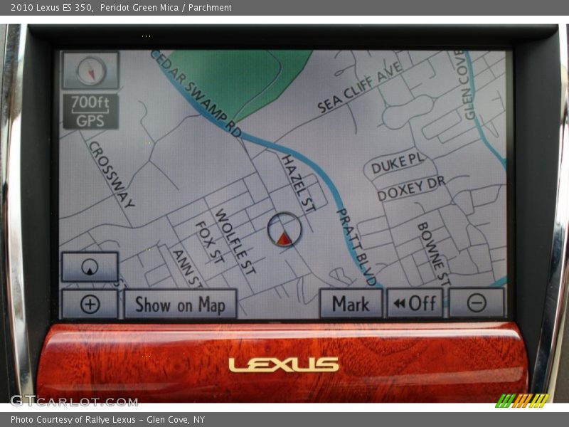 Navigation of 2010 ES 350