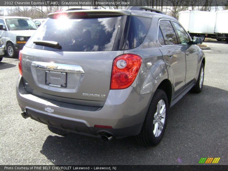 Graystone Metallic / Brownstone/Jet Black 2012 Chevrolet Equinox LT AWD