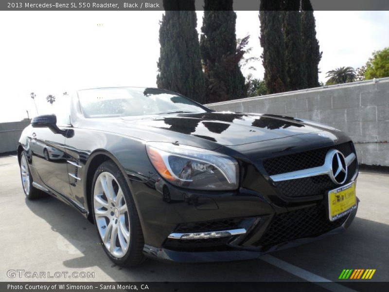 Black / Black 2013 Mercedes-Benz SL 550 Roadster