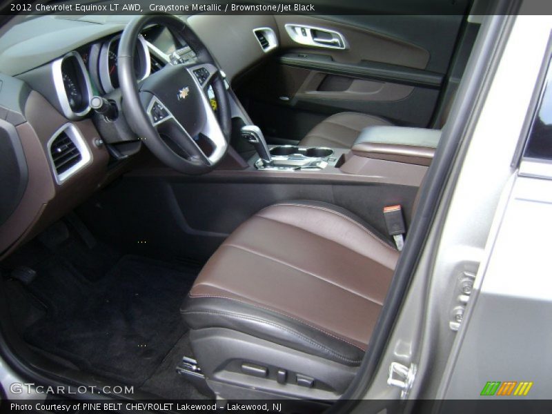 Graystone Metallic / Brownstone/Jet Black 2012 Chevrolet Equinox LT AWD