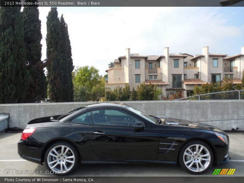 Black / Black 2013 Mercedes-Benz SL 550 Roadster