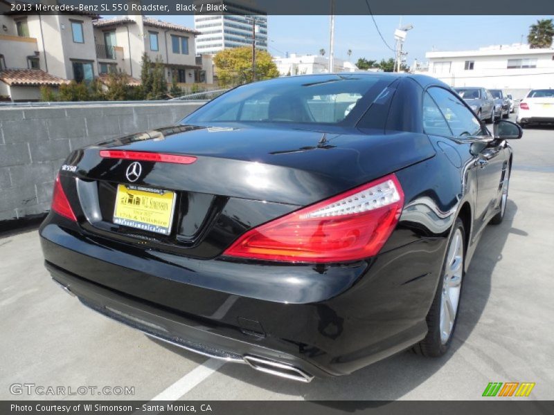 Black / Black 2013 Mercedes-Benz SL 550 Roadster