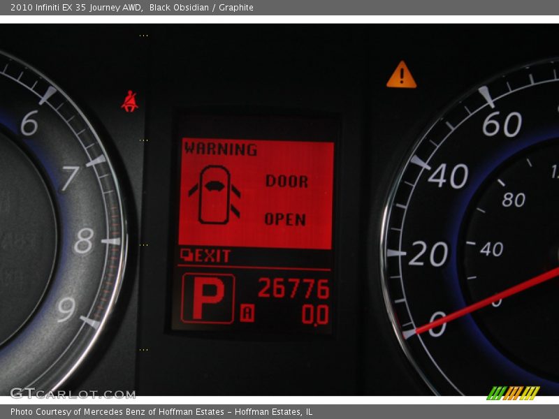 Black Obsidian / Graphite 2010 Infiniti EX 35 Journey AWD