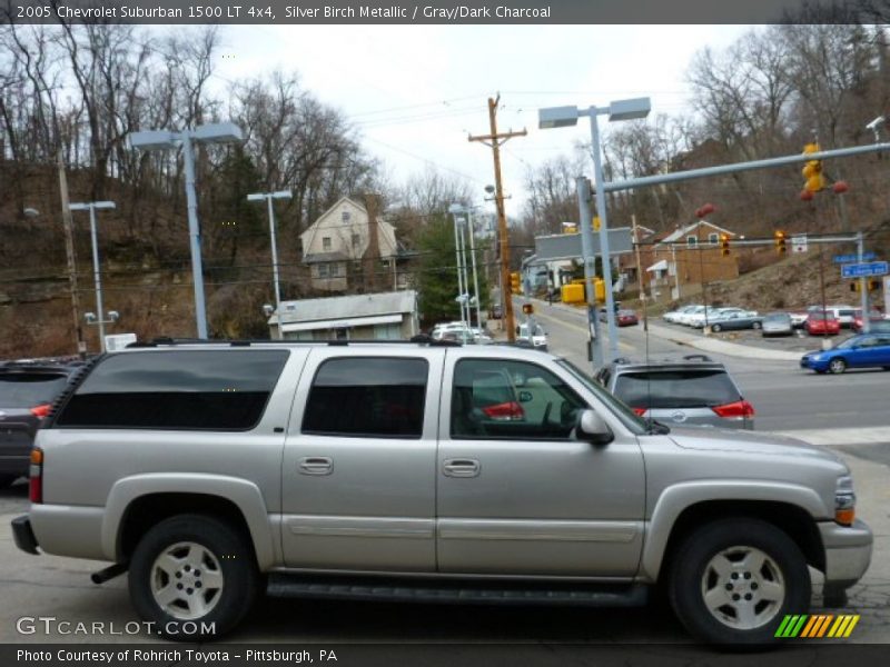 Silver Birch Metallic / Gray/Dark Charcoal 2005 Chevrolet Suburban 1500 LT 4x4