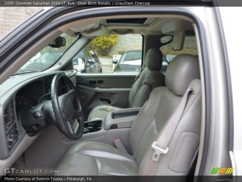 Silver Birch Metallic / Gray/Dark Charcoal 2005 Chevrolet Suburban 1500 LT 4x4