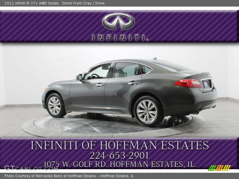 Storm Front Gray / Stone 2011 Infiniti M 37x AWD Sedan
