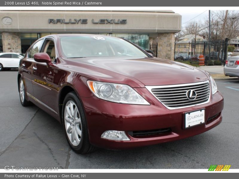 Noble Spinel Red Mica / Cashmere 2008 Lexus LS 460