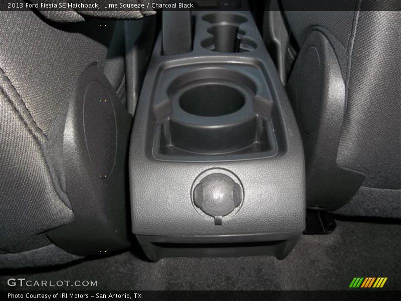 Lime Squeeze / Charcoal Black 2013 Ford Fiesta SE Hatchback