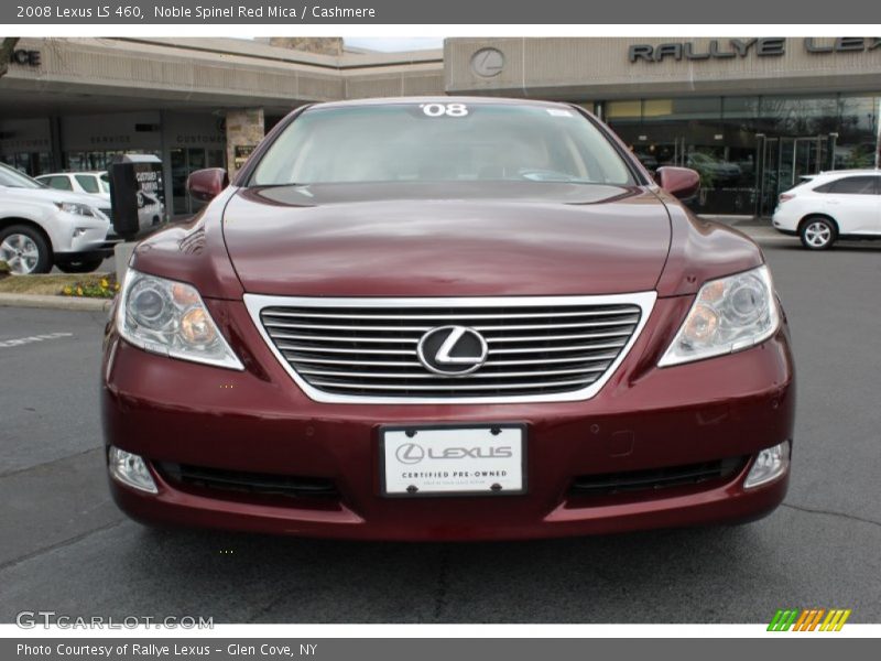 Noble Spinel Red Mica / Cashmere 2008 Lexus LS 460