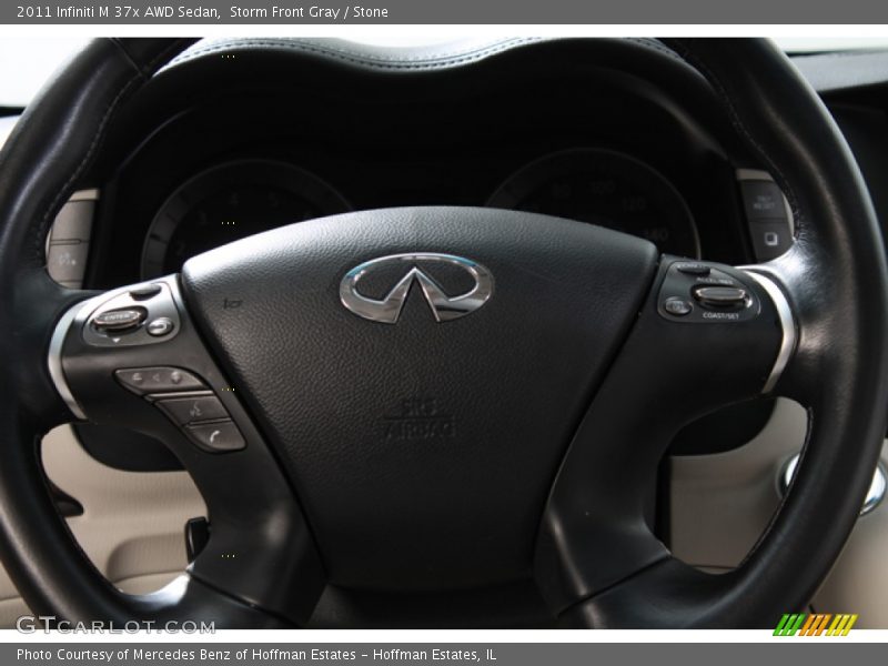 Storm Front Gray / Stone 2011 Infiniti M 37x AWD Sedan