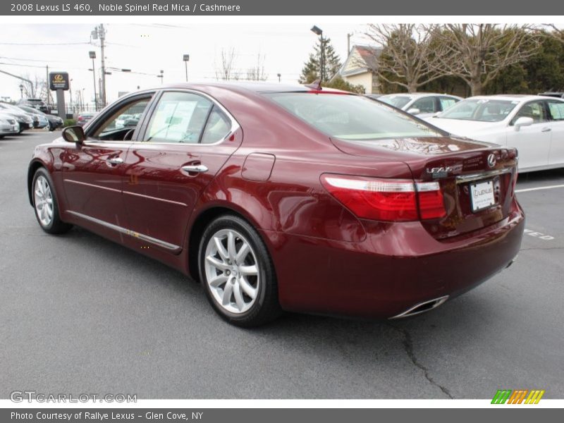 Noble Spinel Red Mica / Cashmere 2008 Lexus LS 460