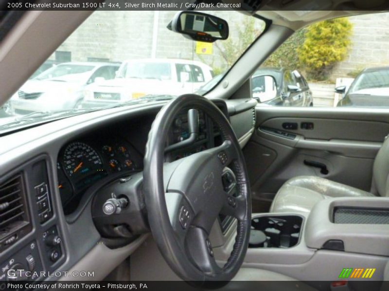 Silver Birch Metallic / Gray/Dark Charcoal 2005 Chevrolet Suburban 1500 LT 4x4