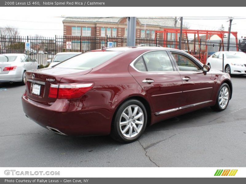 Noble Spinel Red Mica / Cashmere 2008 Lexus LS 460