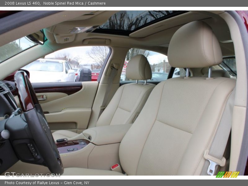 Noble Spinel Red Mica / Cashmere 2008 Lexus LS 460