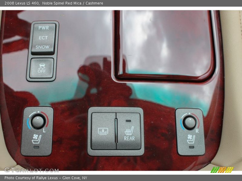 Noble Spinel Red Mica / Cashmere 2008 Lexus LS 460