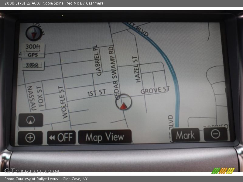 Noble Spinel Red Mica / Cashmere 2008 Lexus LS 460