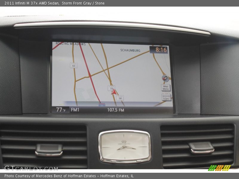 Storm Front Gray / Stone 2011 Infiniti M 37x AWD Sedan