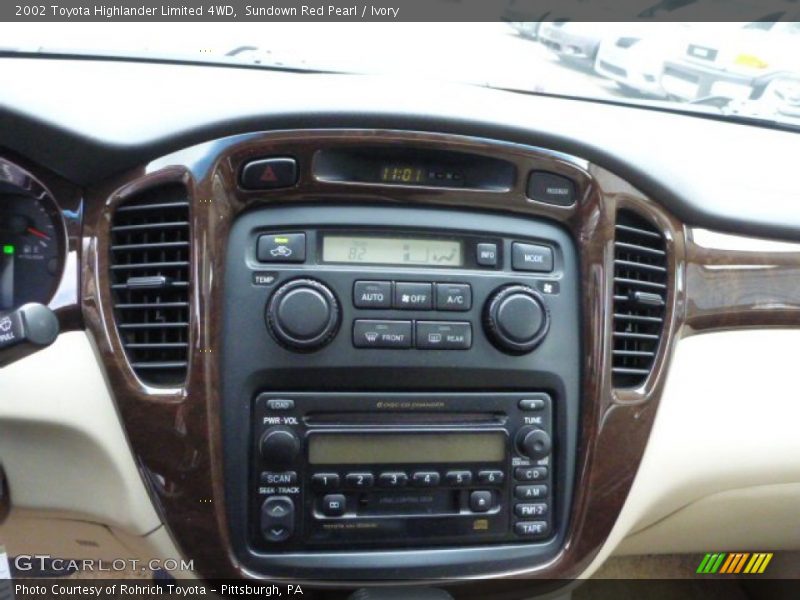 Sundown Red Pearl / Ivory 2002 Toyota Highlander Limited 4WD
