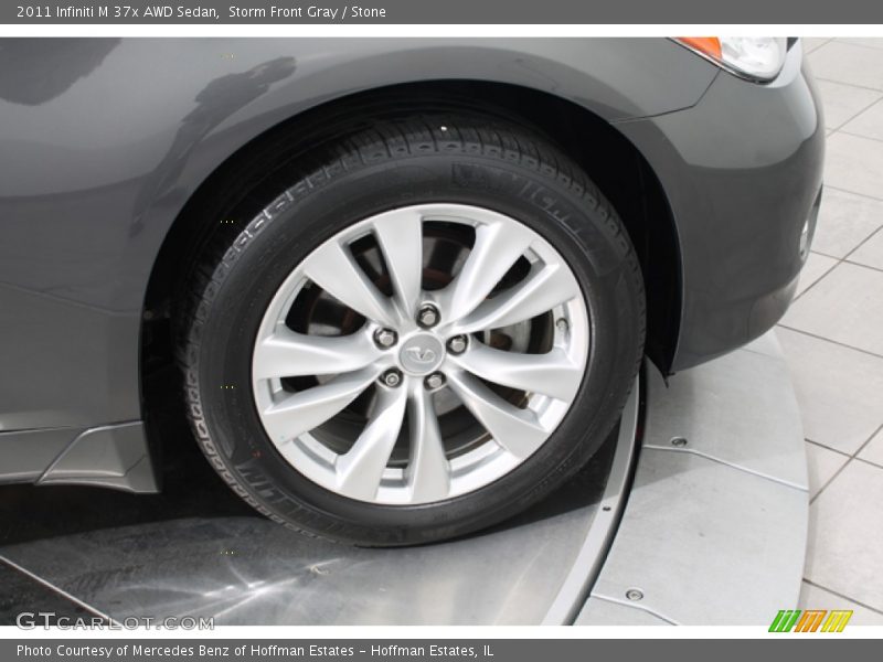 Storm Front Gray / Stone 2011 Infiniti M 37x AWD Sedan
