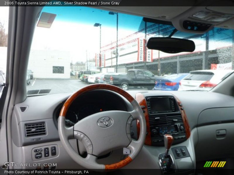 Silver Shadow Pearl / Stone Gray 2006 Toyota Sienna Limited AWD